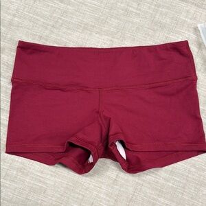 Women's Burgundy Shorts